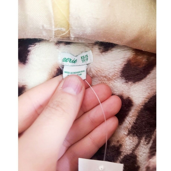 NWT Aerie Leopard Print Robe XS/S - Picture 7 of 8